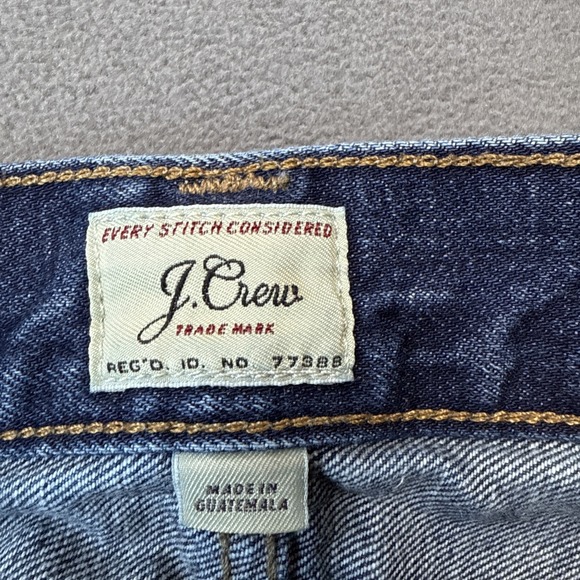 JCrew 484 Jeans Mens‎ 31x30 Blue Slim Tapered Leg Low Rise 100% Cotton Denim - Picture 4 of 14